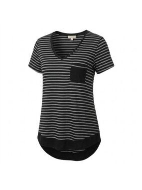 Ane Klein Women’s Striped Top Blouse Sz M